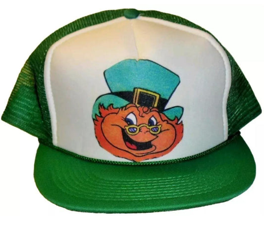 St. Patrick's Day Leprechaun Mesh trucker Green Snapback hat Ireland Irish New