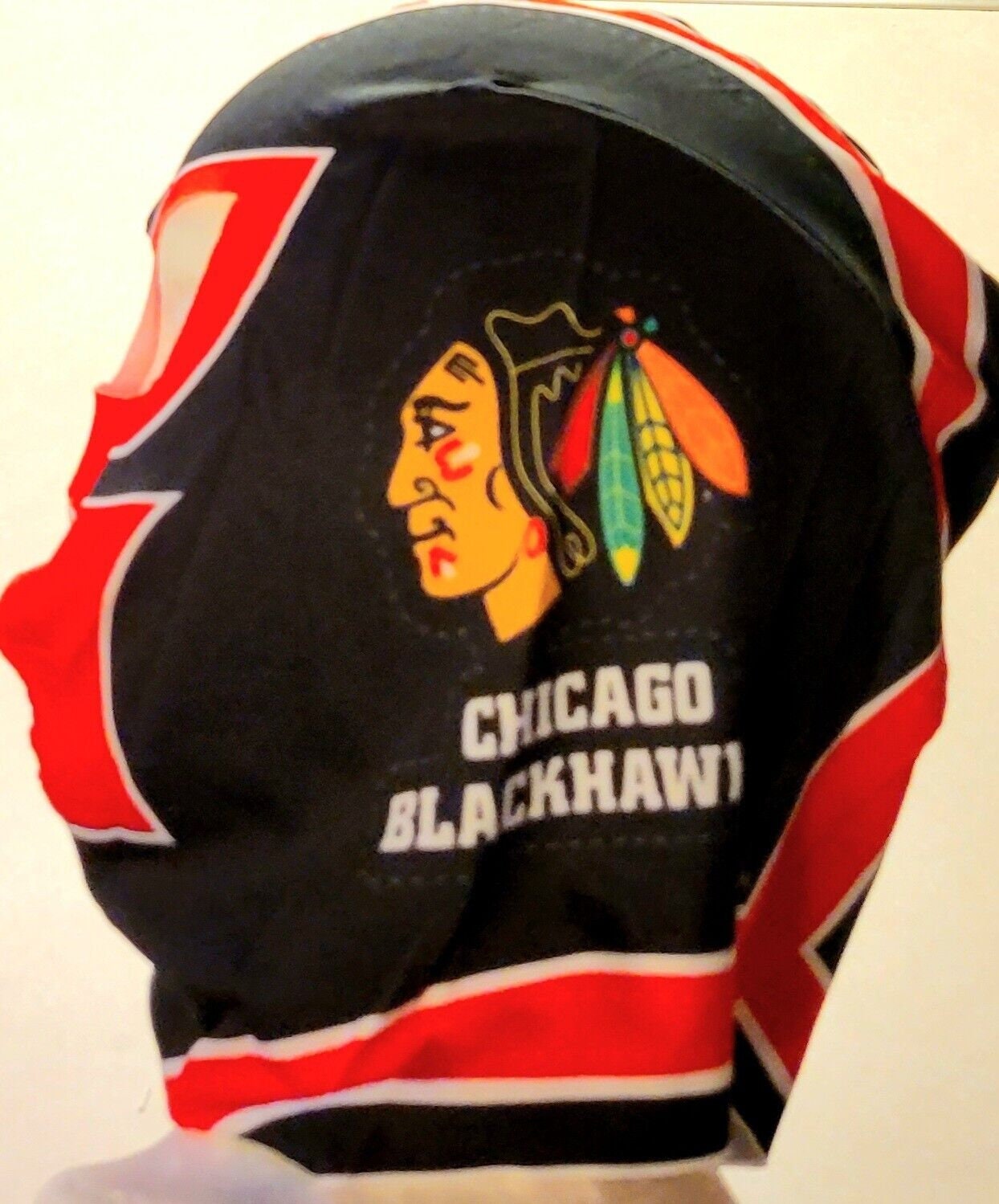 Chicago Blackhawks Adult Fan Mask One Size Fits All Nhl Hockey Little Earth