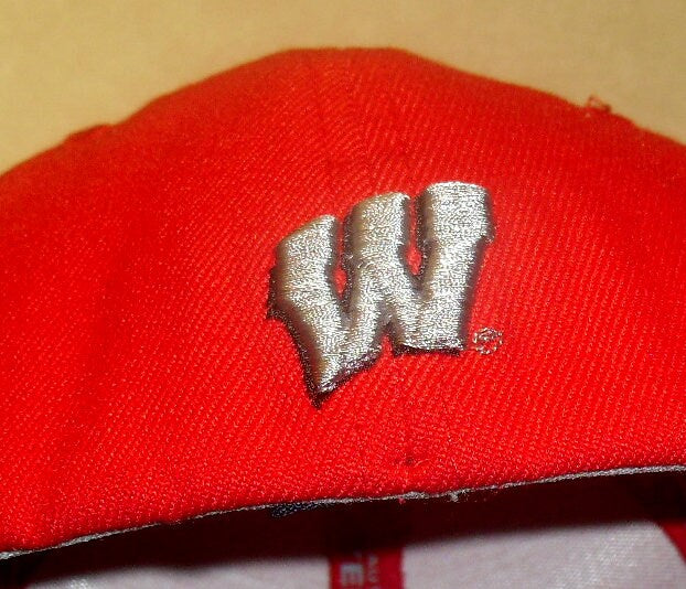 Wisconsin Badgers Kids Youth Zephyr Stretch Fit hat New Ncaa