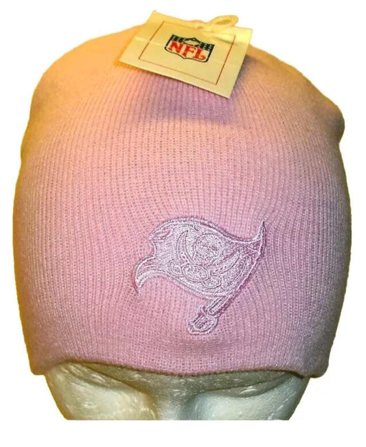 Tampa Bay Buccaneers Womens All Pink Beanie Winter Hat New Nfl