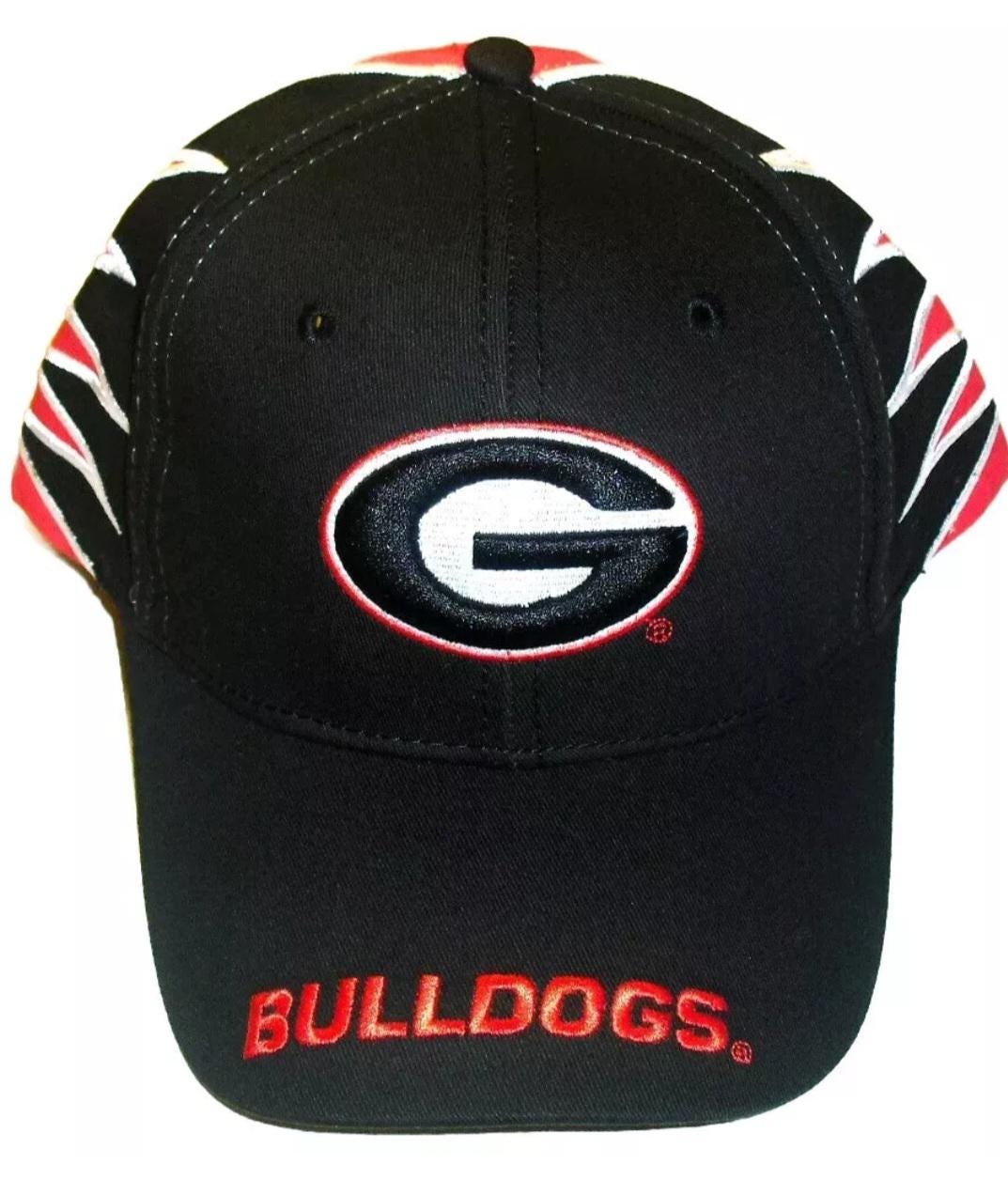 Georgia Bulldogs Vintage 90s Adjustable Strapback hat New Ncaa Sharktooth style