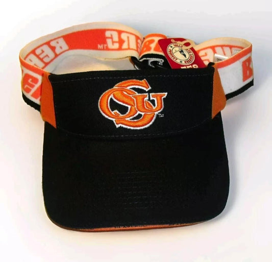 Oregon State Beavers Mens Adult Vintage 90s Original Visor hat New Ncaa Black