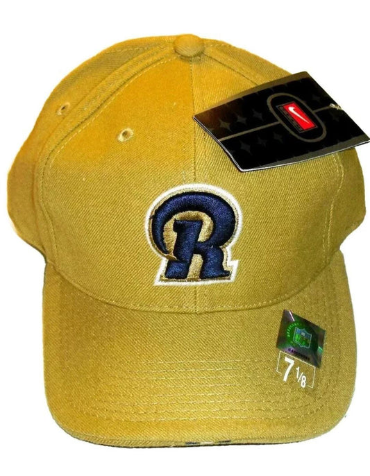 Los Angeles Rams 90s Vintage Nike Fitted Hat sz. 7 1/8 Gold Color Nfl New