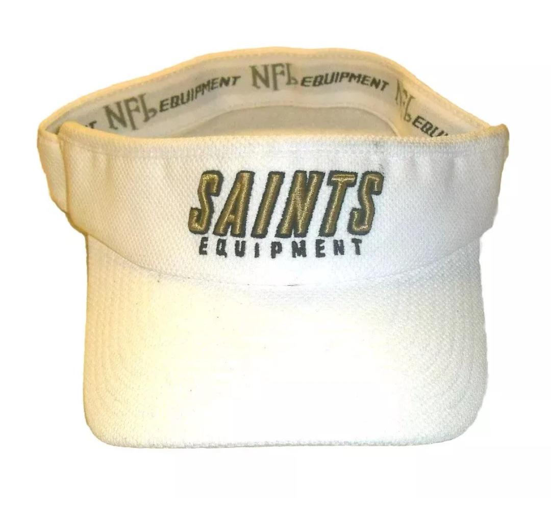 New Orleans Saints Equipment Reebok Mens Visor Hat Cap White New Nfl