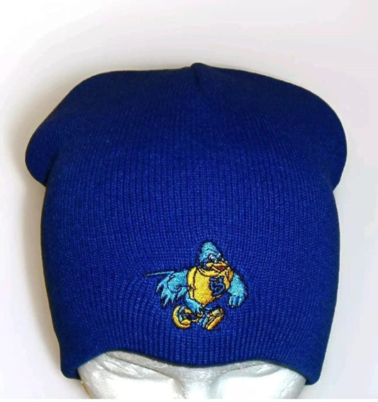 Delaware Blue Hens University Mens Adult Blue Winter Hat Cap Beanie New Ncaa