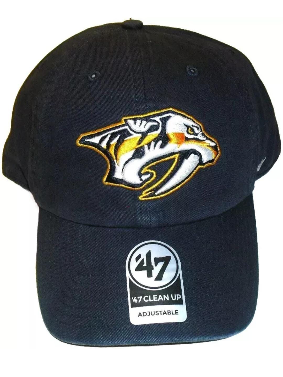 Nashville Predators 47 brand Adult Adjustable Strapback hat New Dad Hat Nhl