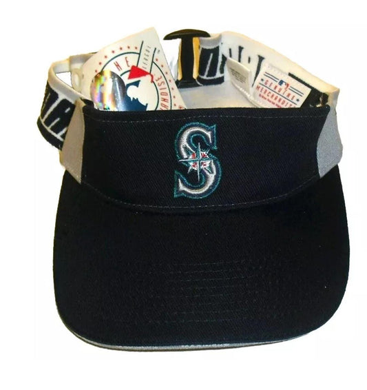 Seattle Mariners Mens Vintage 90s Original Visor Hat New Mlb Strap