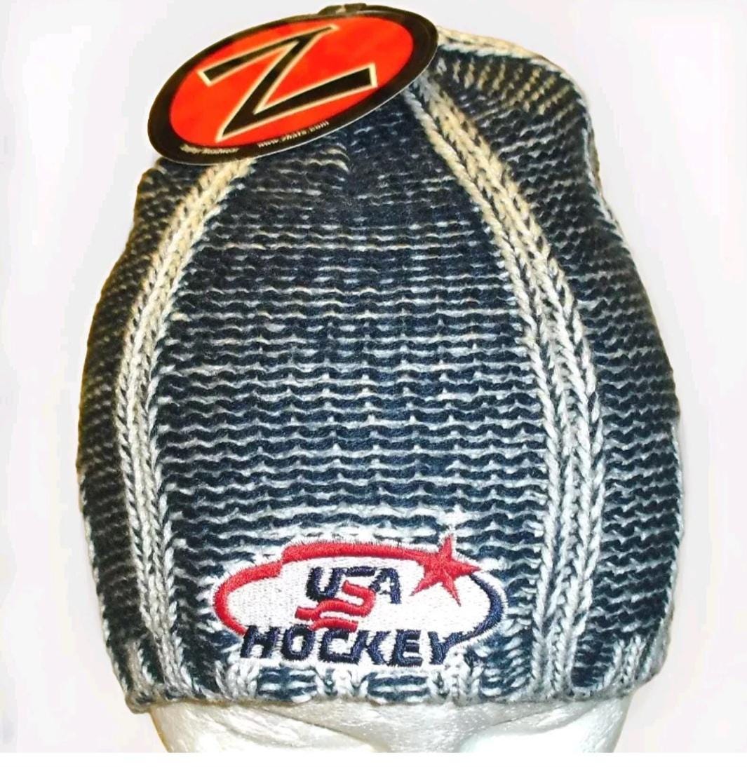 USA Hockey Mens Adult Zephyr Beanie Winter Hat Cap New Nhl Olympics Hockey