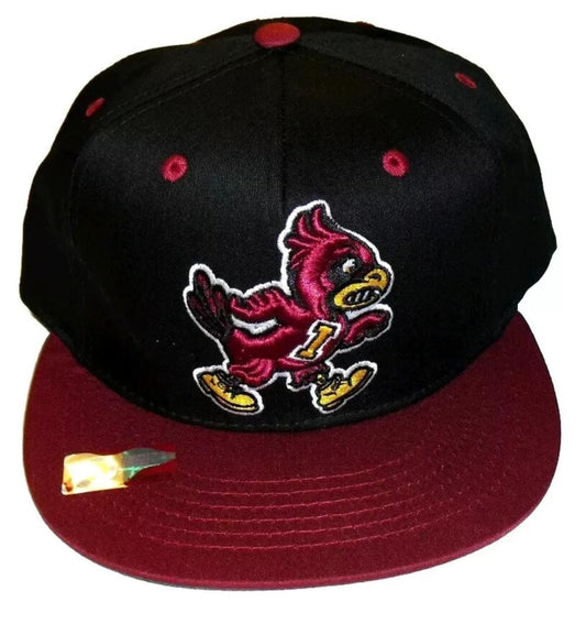 Iowa State Cyclones Mascot Mens Snapback Hat Eclipse New Ncaa Black Maroon