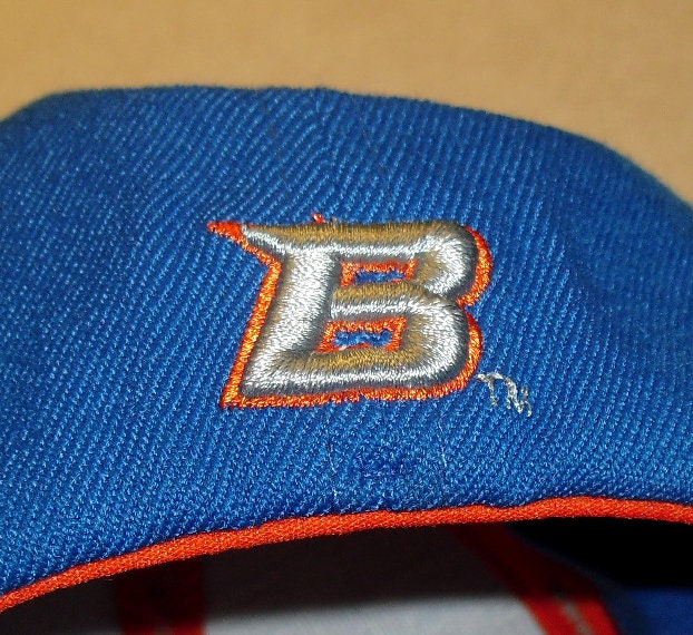 Boise State Bronocs Kids Youth Zephyr Blue Stretch Fit hat New Ncaa