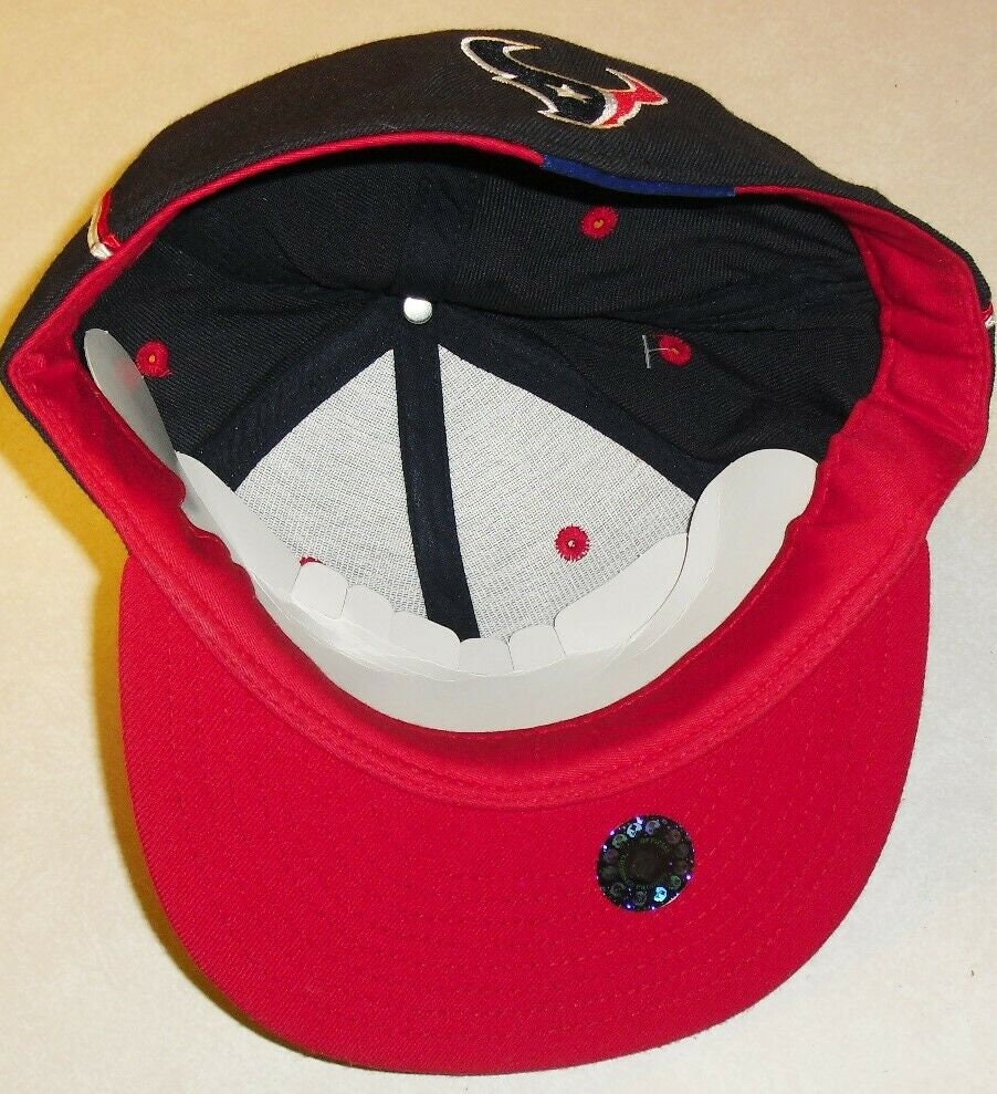 Houston Texans NFL Vintage Shield logo Reebok Fitted Hat sz. 8 New Nfl