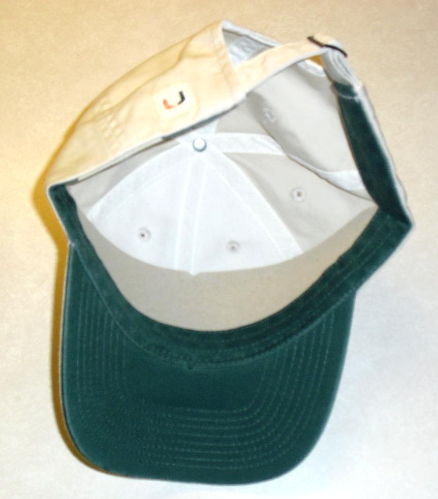 Miami Hurricanes Canes Athletics Vintage Mens Strapback hat cap New Ncaa