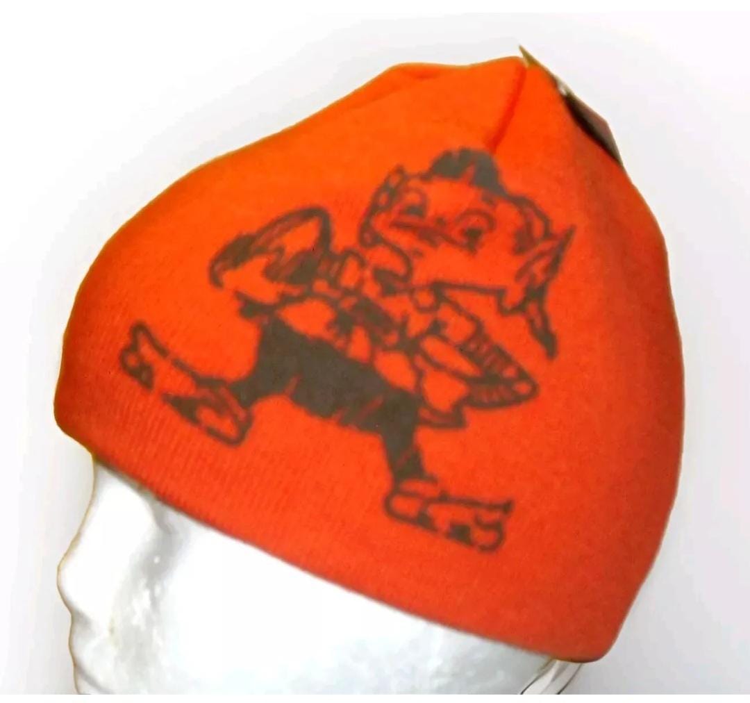 Cleveland Browns Mens Adult Elfie Elf Logo Beanie Winter Hat cap New Nfl