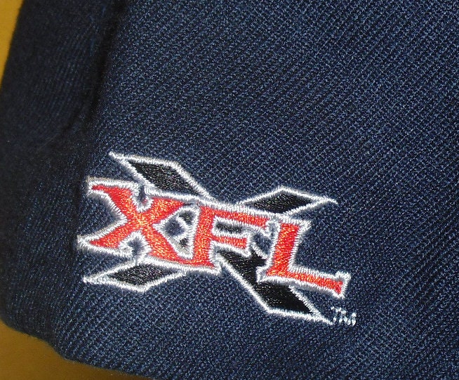 Los Angeles Xtreme XFL Football Vintage Adjustable Strapback hat New Navy Blue