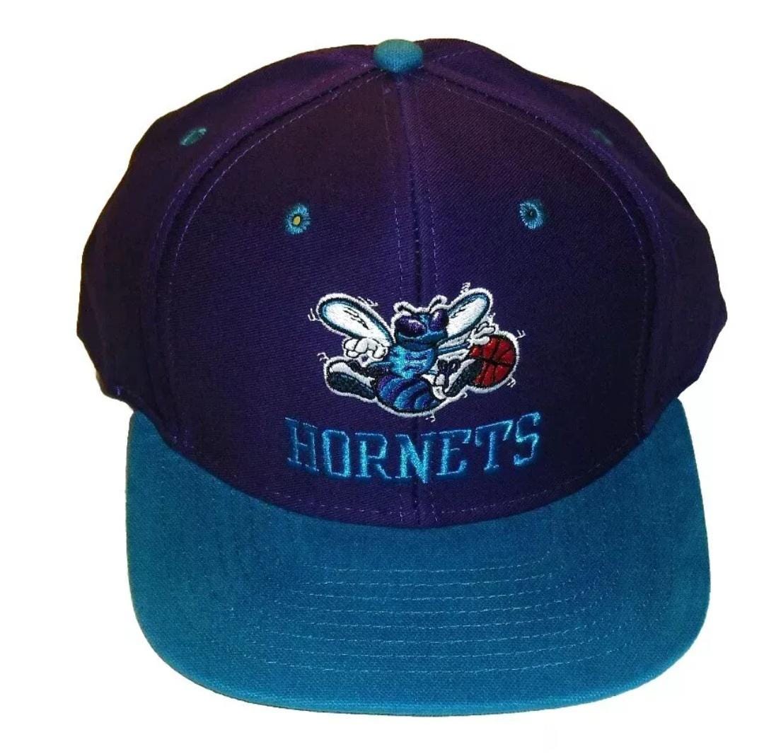 Charlotte Hornets Adidas Mens Snapback hat New Nba New Purple Teal Nba