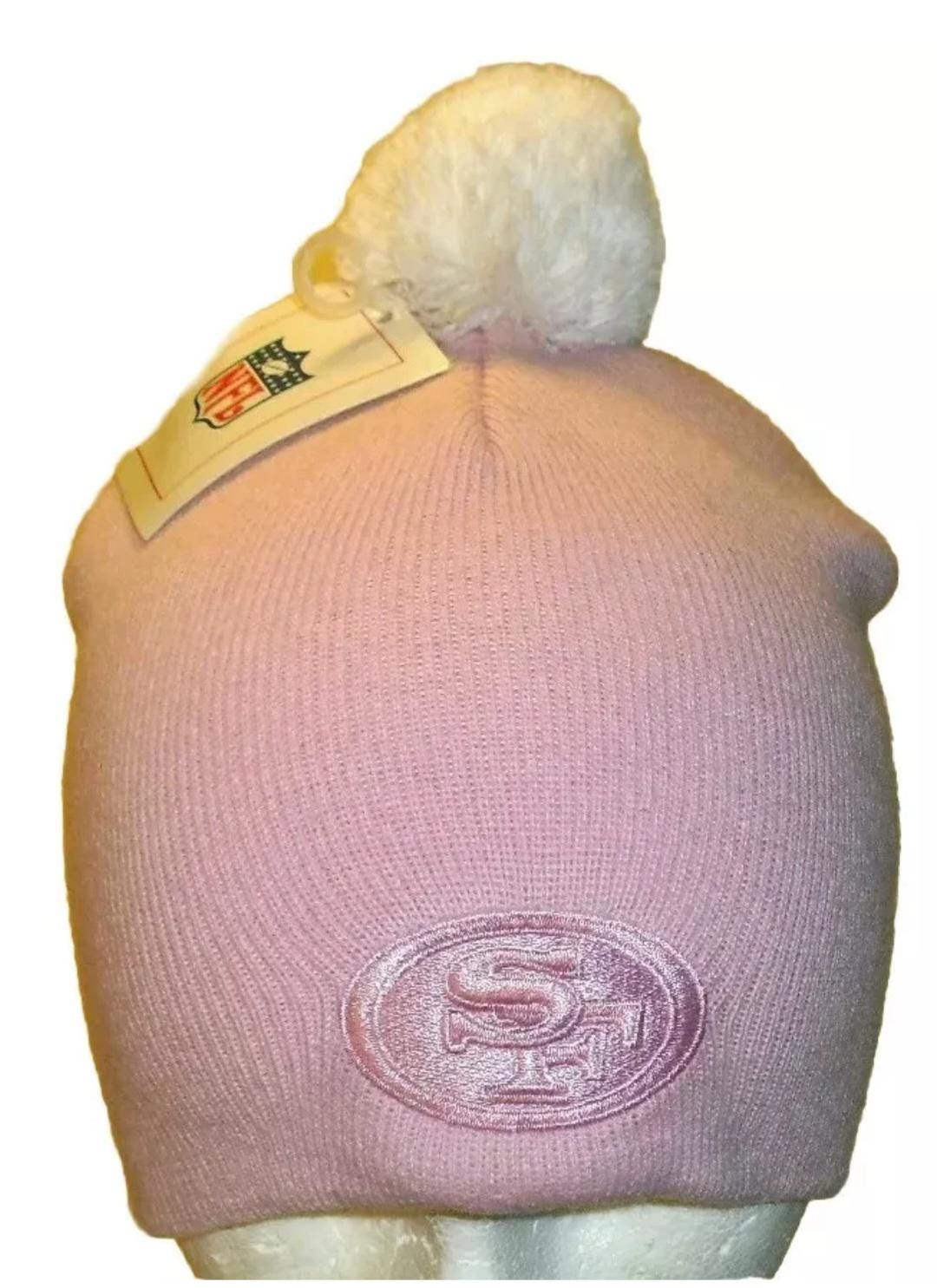 San Francisco 49ers Womens Pink Beanie Winter Hat New Nfl