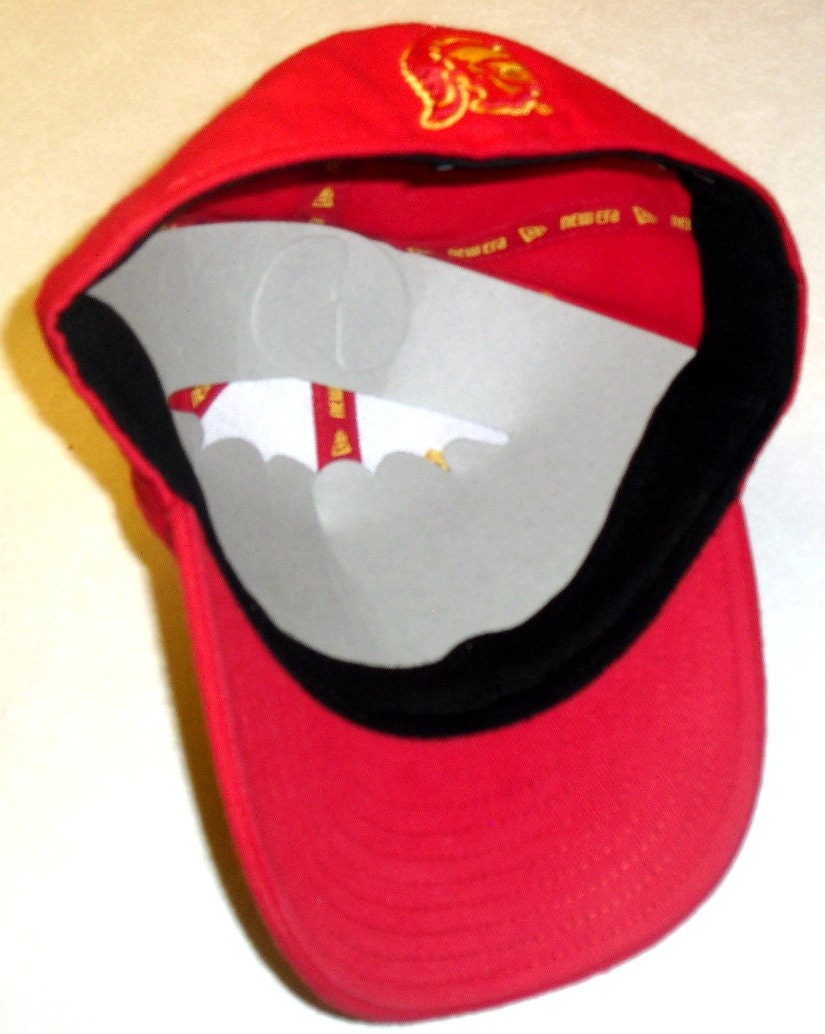 Usc Trojans Mens New Era Curved Bill Fitted hat sz. 7 1/4 New Ncaa