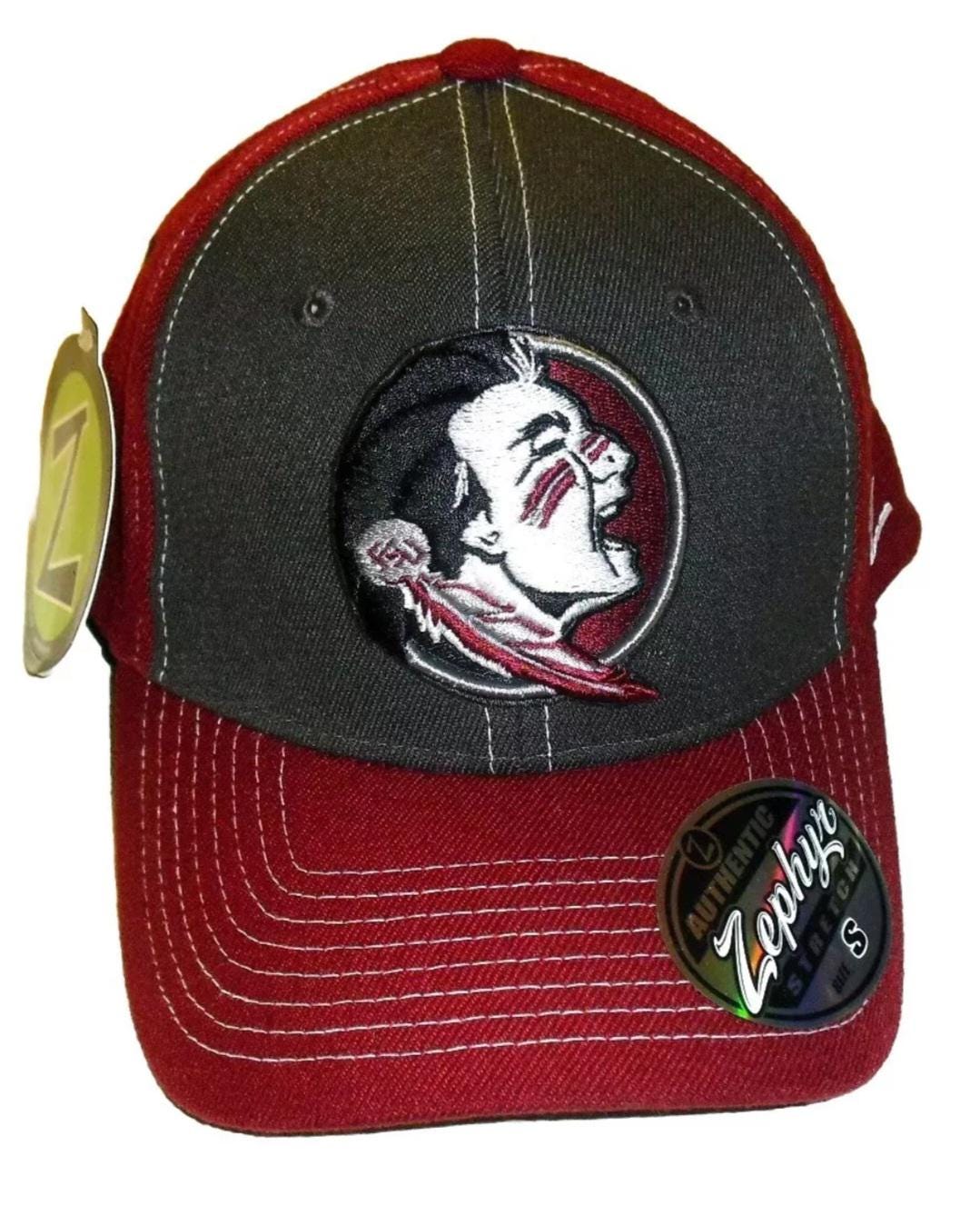 Florida State Seminoles Zephyr Mens Stretch Fit One Fit hat sz. Small New Ncaa