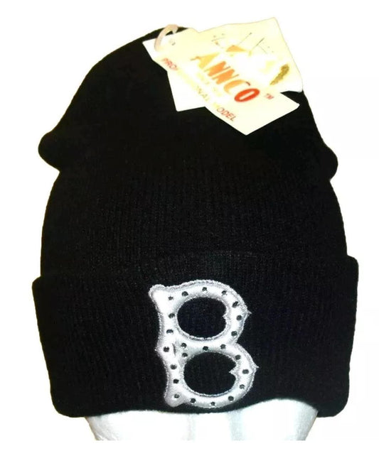 Boston Red Sox Bling Crystal Rhinestone Style Logo Adult Beanie Winter hat New Mlb