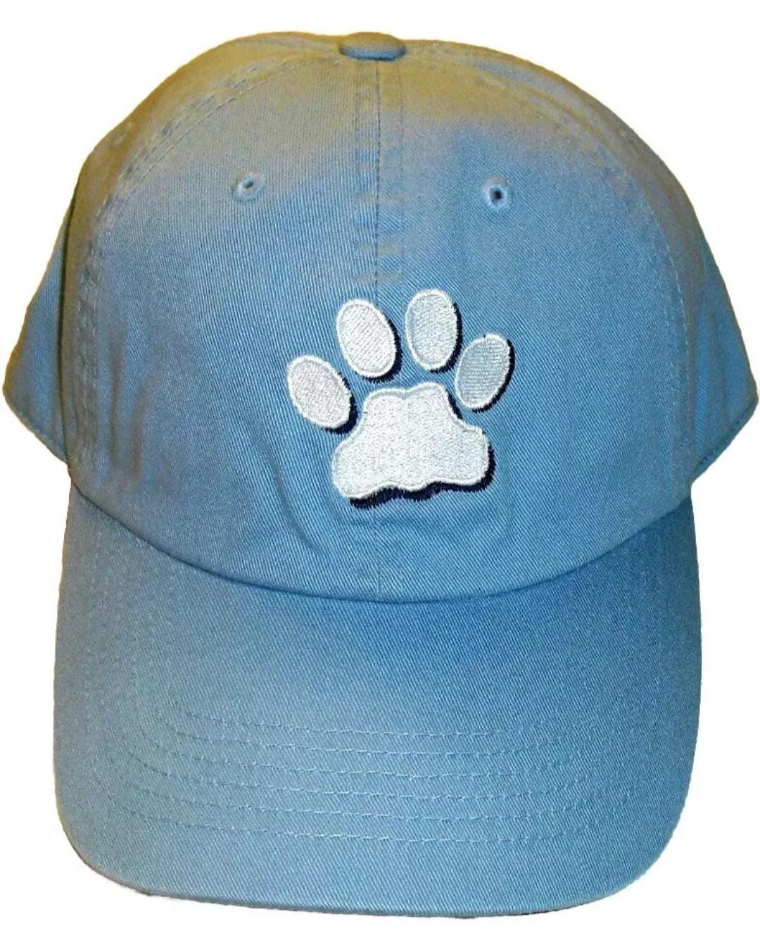 North Carolina Tar heels Paw print logo Adjustable Strapback Dad hat New