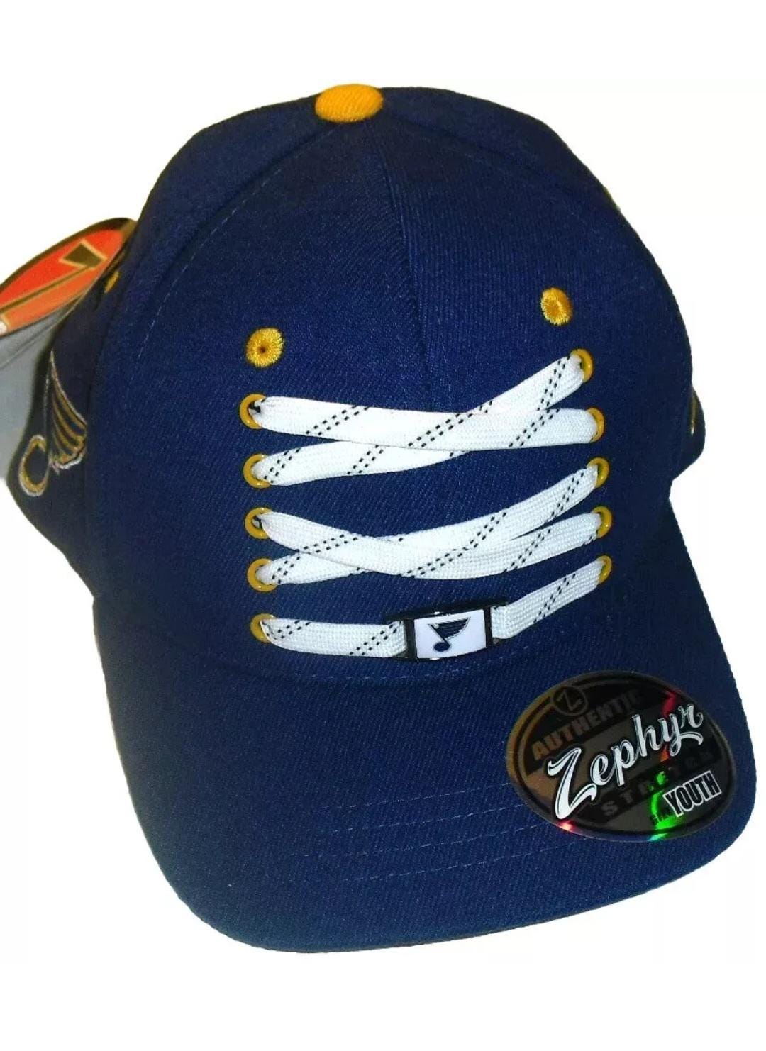 St. Louis Blues Kids Youth Zephyr Lacer Collection Stretch Fit Hat Fits ages 4-8