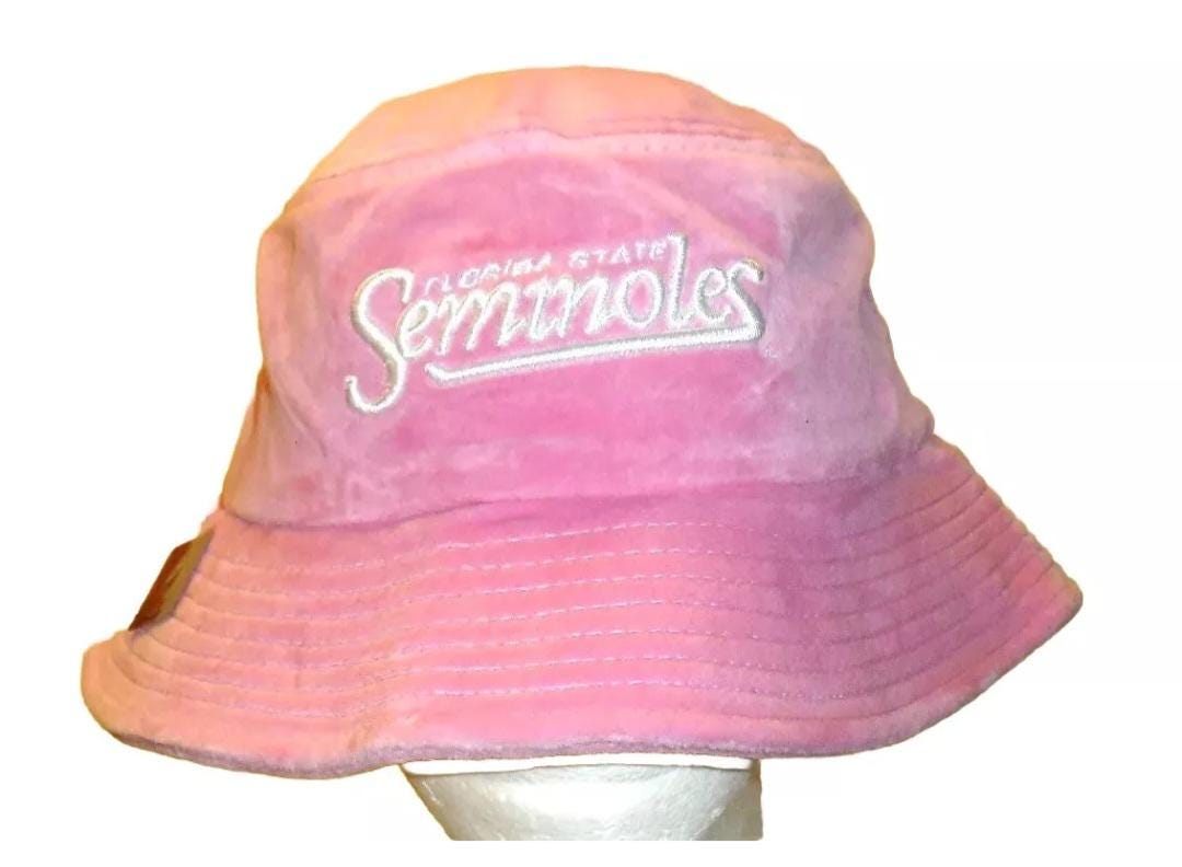 Florida State Seminoles Womens Pink Bucket hat cap One size Fits All New Ncaa