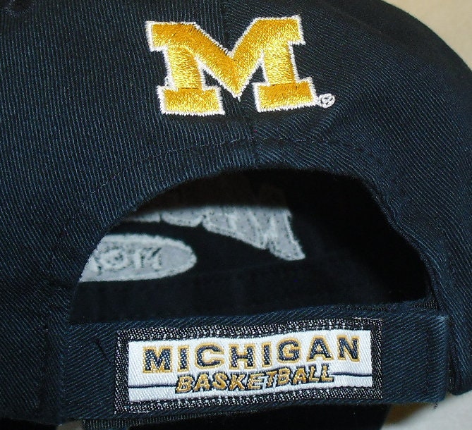 Michigan Wolverines Basketball Mens Zephyr adjustable strapback hat New Dad Hat