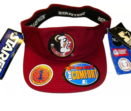 Florida State Seminoles Starter Vintage 90s Original Visor hat New Ncaa