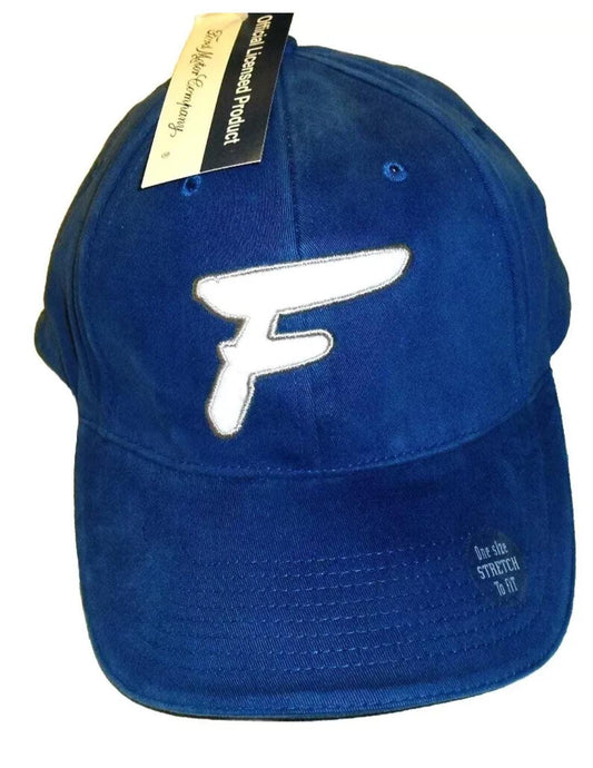 Ford Racing F Logo Mens Stretch Fit One Fit hat New Blue White Logo