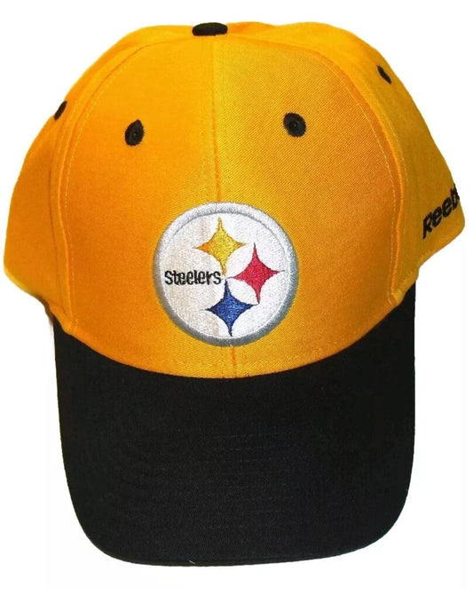 Pittsburgh Steelers Reebok Mens Adult Yellow Adjustable Strapback hat New Nfl