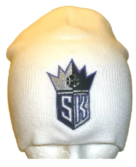 Sacramento Kings Mens New Era Adult Beanie White Winter Hat New Nba