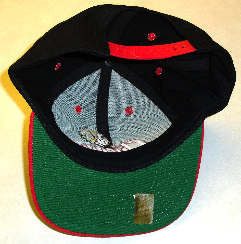 Chicago Blackhawks Mens Vintage Hockey Snapback hat New Nhl Green Underbill