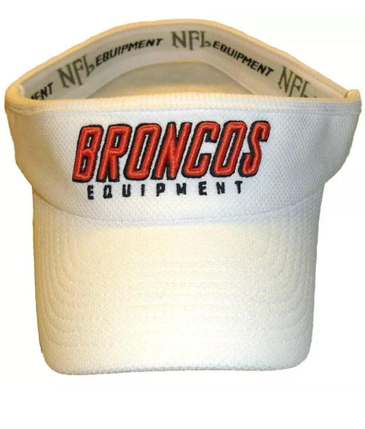 Denver Broncos Equipment Reebok Mens Visor Hat White New Nfl