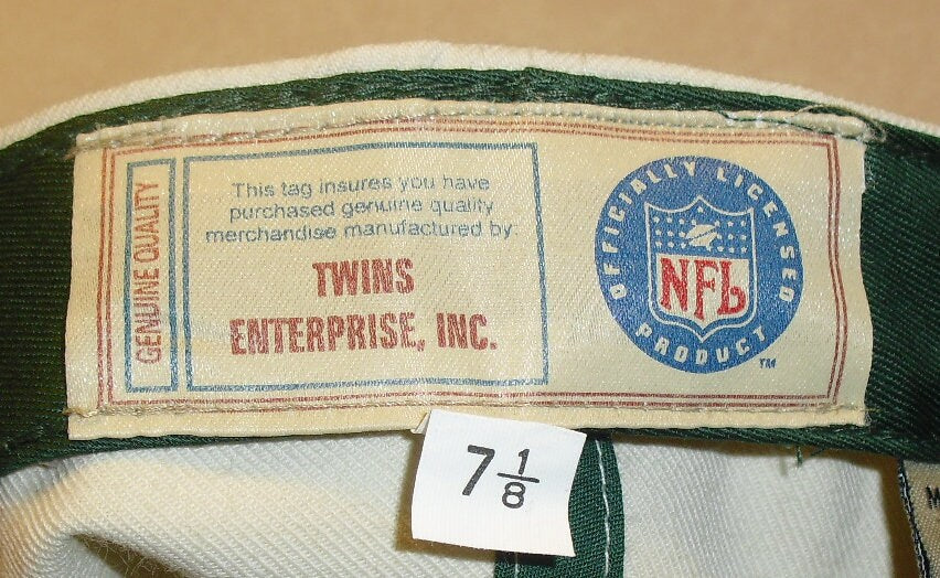 New York Jets Vintage 90s Twins Enterprise Fitted Hat sz. 7 1/8 New NFL