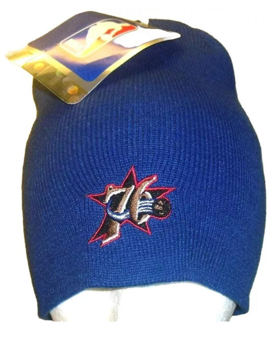 Philadelphia 76ers Mens Adult Beanie Blue Winter Hat New Tags Nba