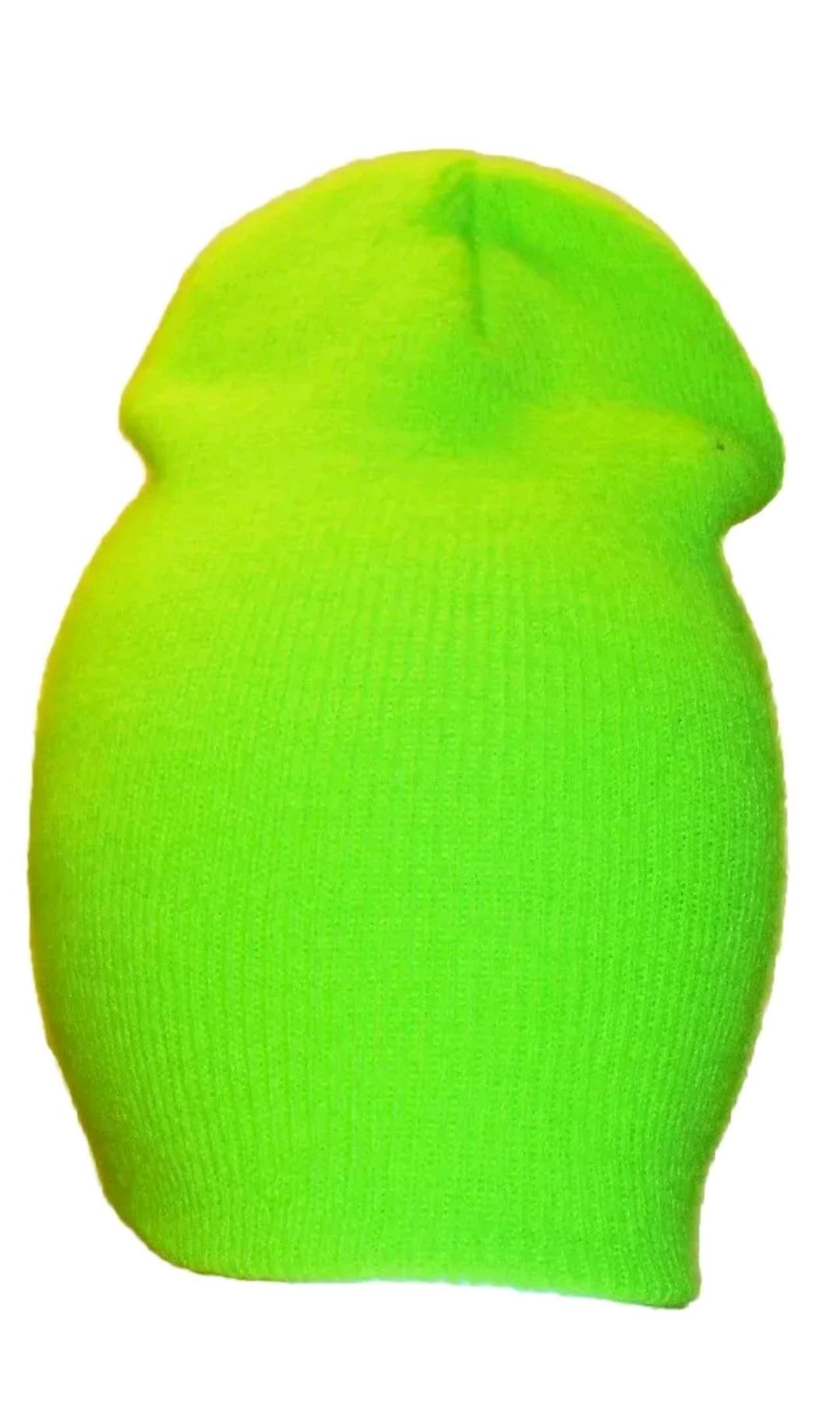 Boise State Broncos Mens Adult Lime Green Winter Hat Beanie New Ncaa College