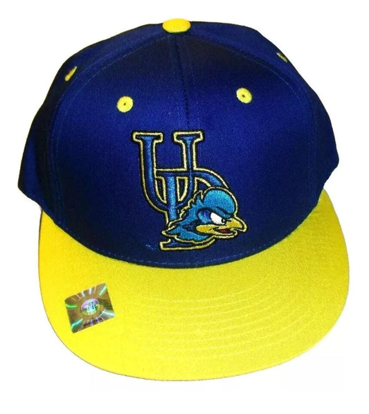 Delaware University Blue Hens Mascot Logo Mens Blue Snapback hat cap New Ncaa