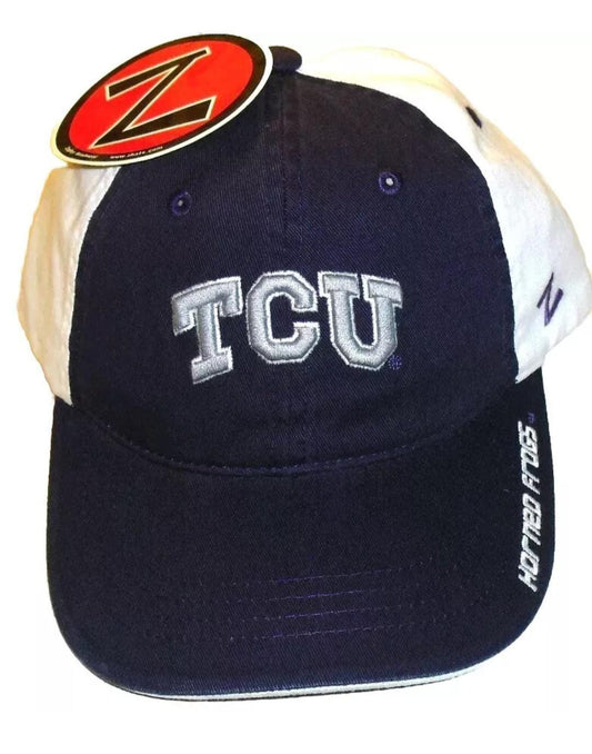 Tcu Horned Frogs Zephyr adjustable Strapback hat Dad hat style New Ncaa