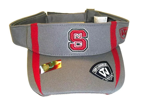 North Carolina Nc State Wolfpack Mens Grey Visor hat New Ncaa College