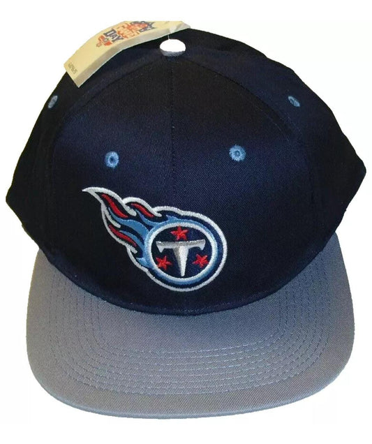 Tennessee Titans 90s Vintage Snapback hat New Steve McNair Eddie George Years NFL