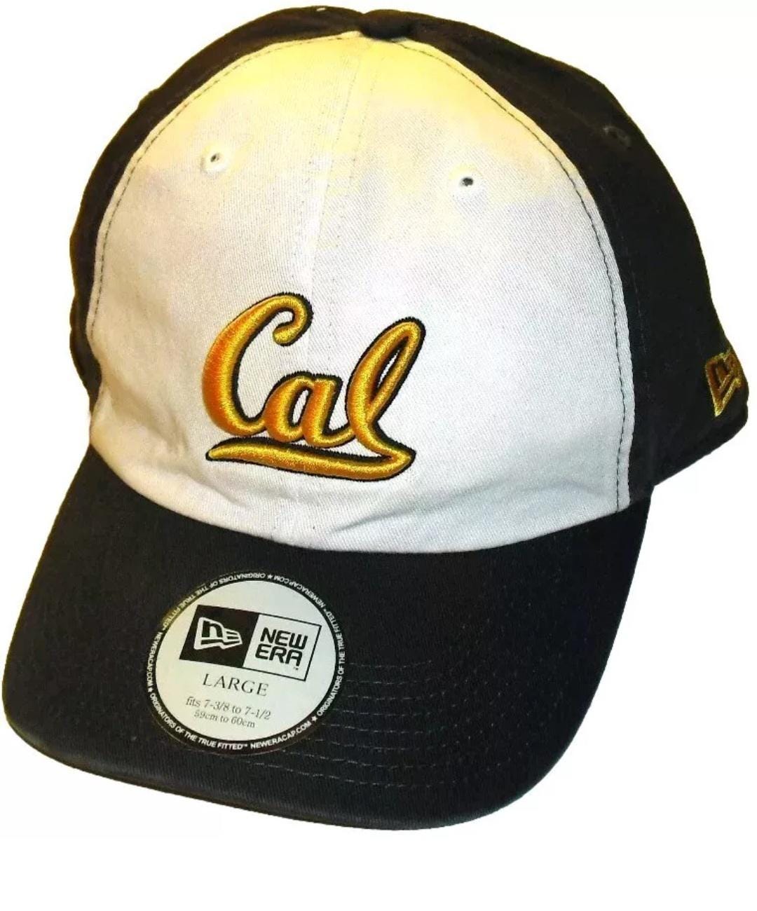 Cal Golden Bears University New Era Stretch Fit hat sz. Large New Ncaa