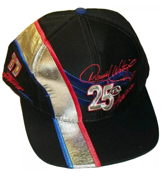 Darrell Waltrip 25th Anniversary Racing Nascar Vintage 90s Snapback hat New