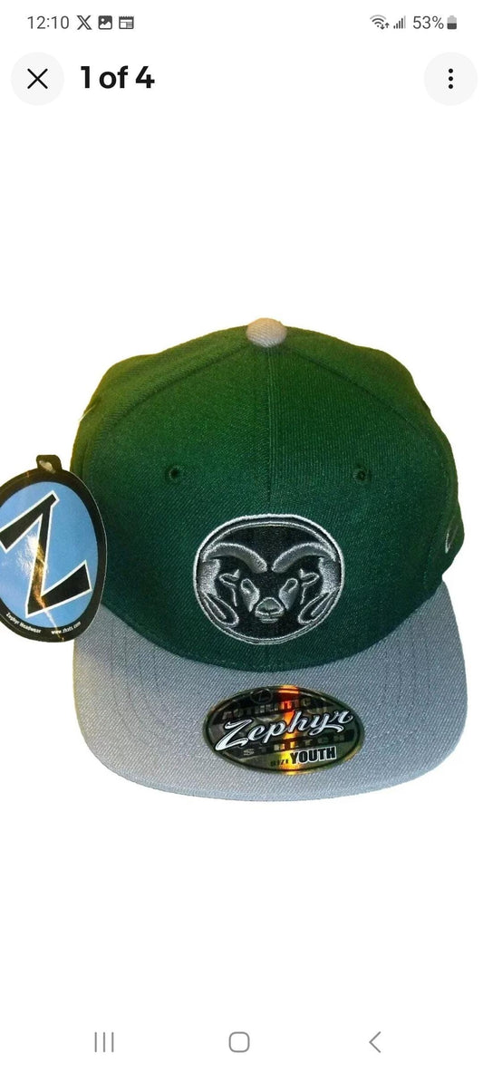 Colorado State Rams Kids Youth Zephyr Stretch Fit hat New Ncaa