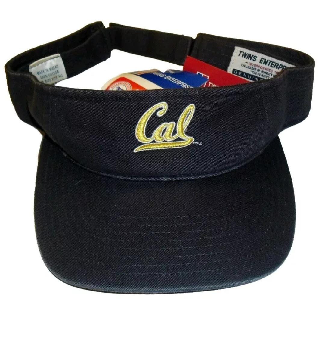 Cal Golden Bears University Mens Adult One Size Visor hat New Ncaa College