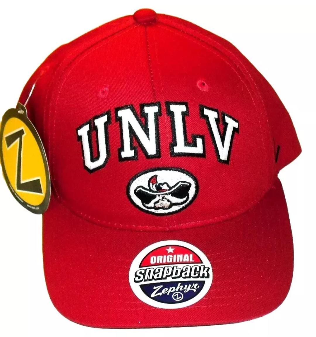 Unlv Runnin Rebels University Zephyr Mens Red Snapback hat cap Ncaa New