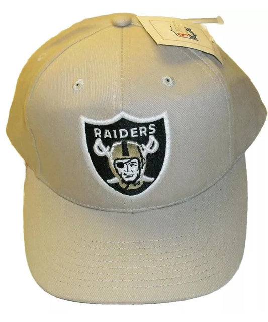 Oakland Los Angeles Raiders Adjustable Gray Strapback hat New NFL Bo Jackson