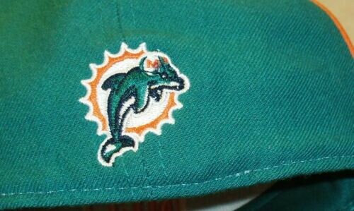 Miami Dolphins NFL shield logo Reebok Fitted Hat sz. 7 NFL New