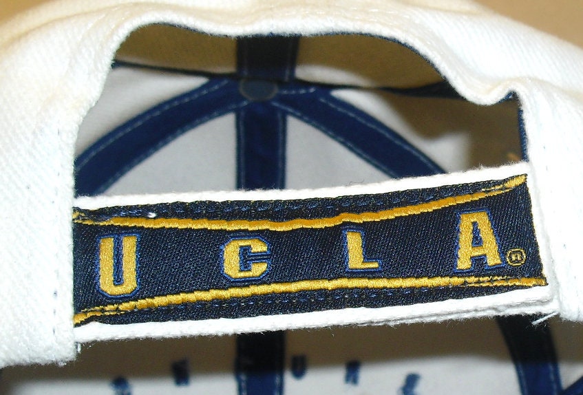 Ucla Bruins 90s Mens Vintage Adjustable Adidas White Strapback hat New Ncaa