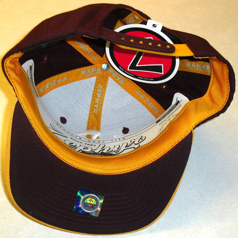 Arizona State Sun Devils Kids Youth Zephyr Big Logo Snapback hat New Ncaa