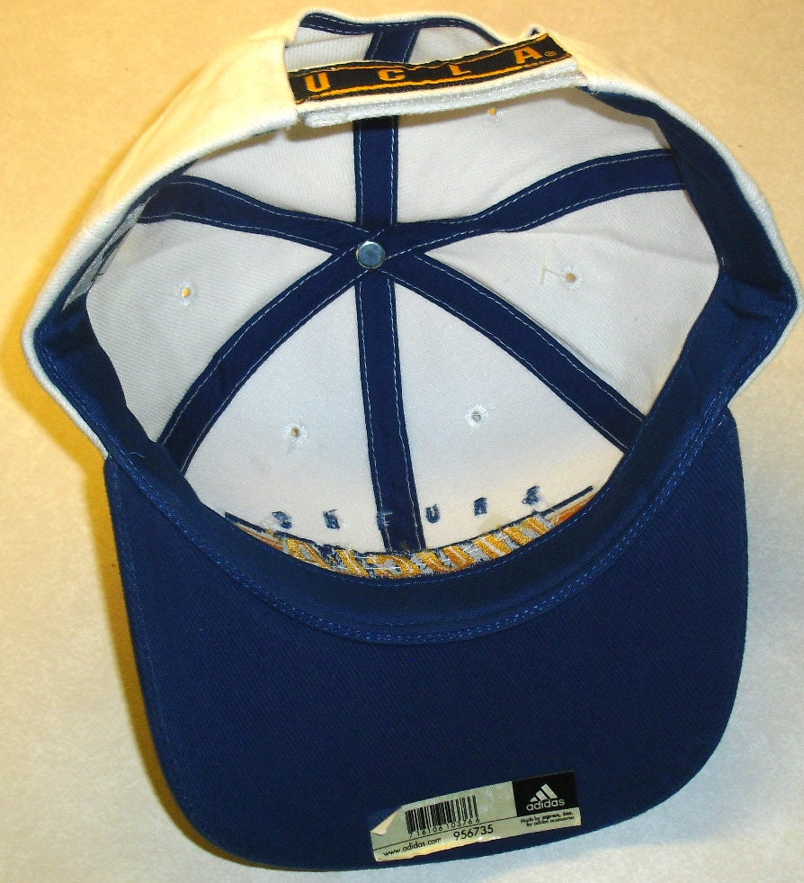 Ucla Bruins 90s Mens Vintage Adjustable Adidas White Strapback hat New Ncaa